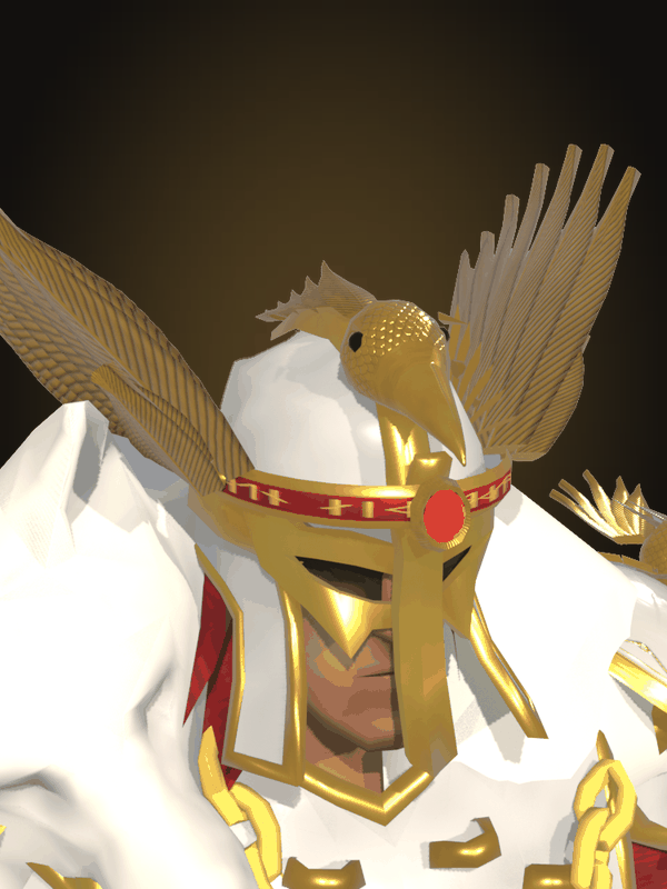 Odin the Red&rsquo;s Alföðr, Raven helm