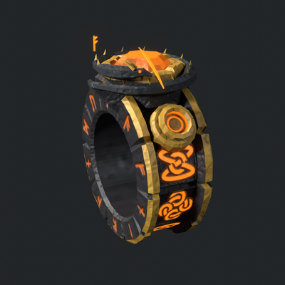 Lantern Ring, Fafnir, the dragon on the gold